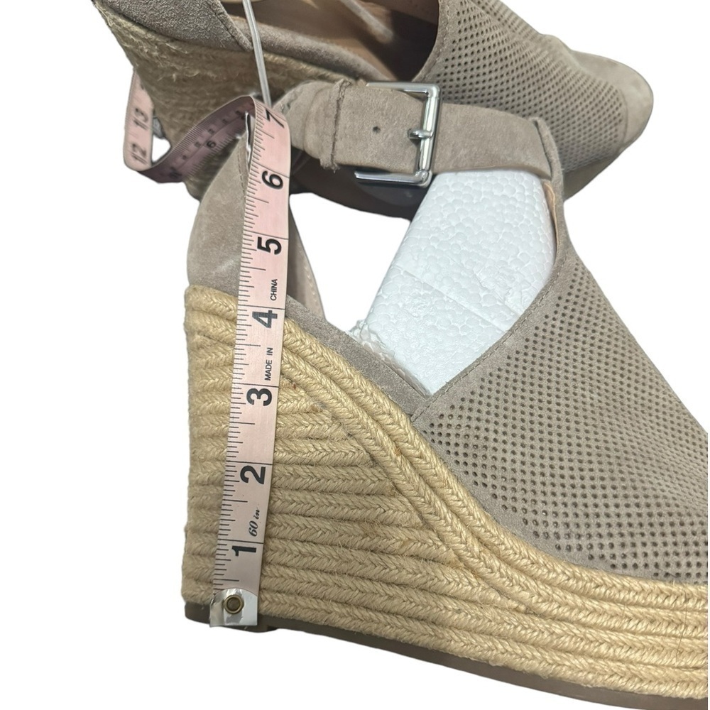 Alison High Strap Wedge by Marc Fisher in Taupe - Picture 9 of 12